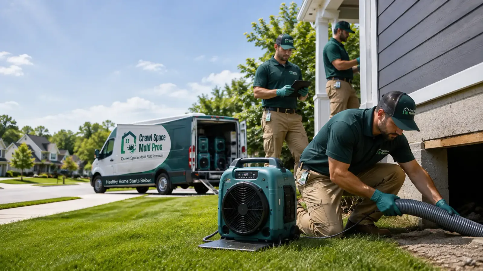 Crawl Space Mold Removal in Bayport, MN